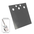 Replacement blade with round cutouts, heavy-duty metal, for Pearl stripper
