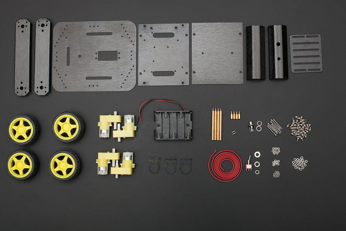 Pirate - 4WD Mobile Platform for Arduino by DFRobot - The Pi Hut