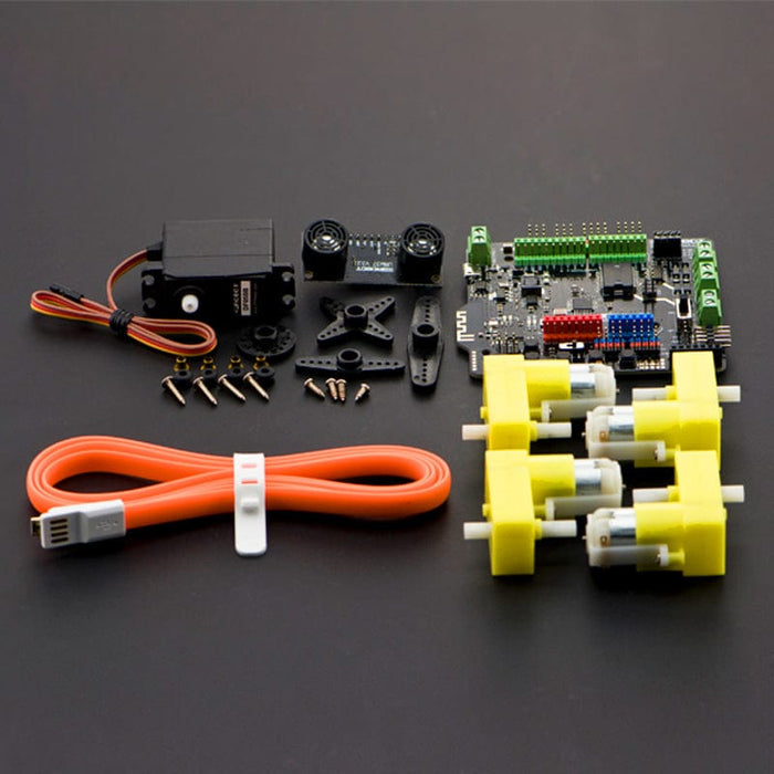Pirate: 4WD Mobile Robot Kit for Arduino with Bluetooth 4.0 [Discontinued] by DFRobot - The Pi Hut