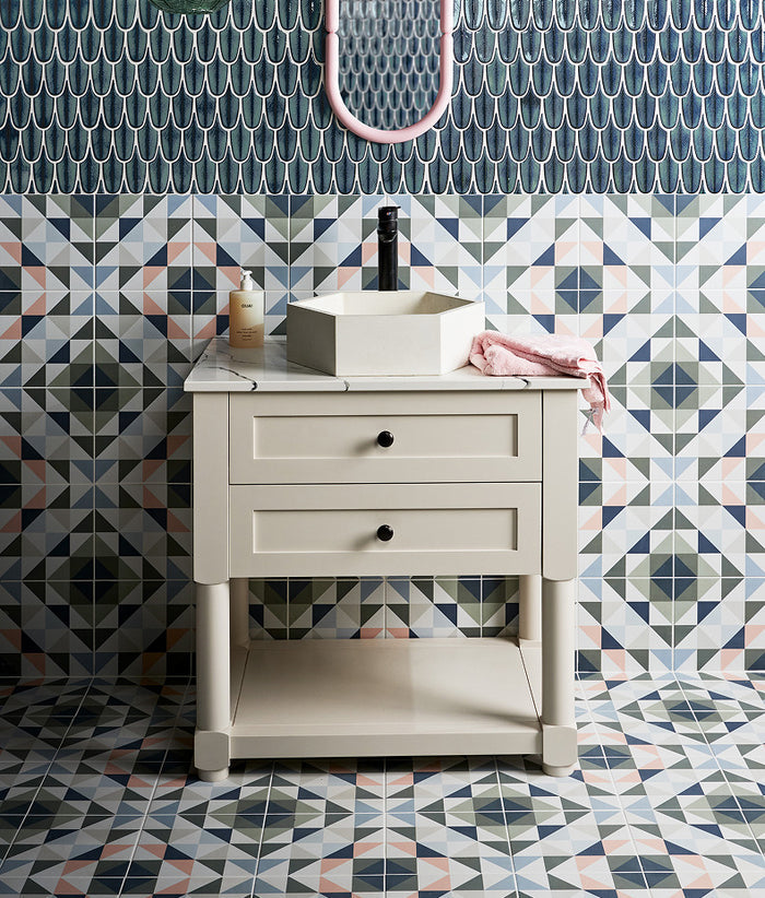 Preen Porcelain Mosaic Verdigris