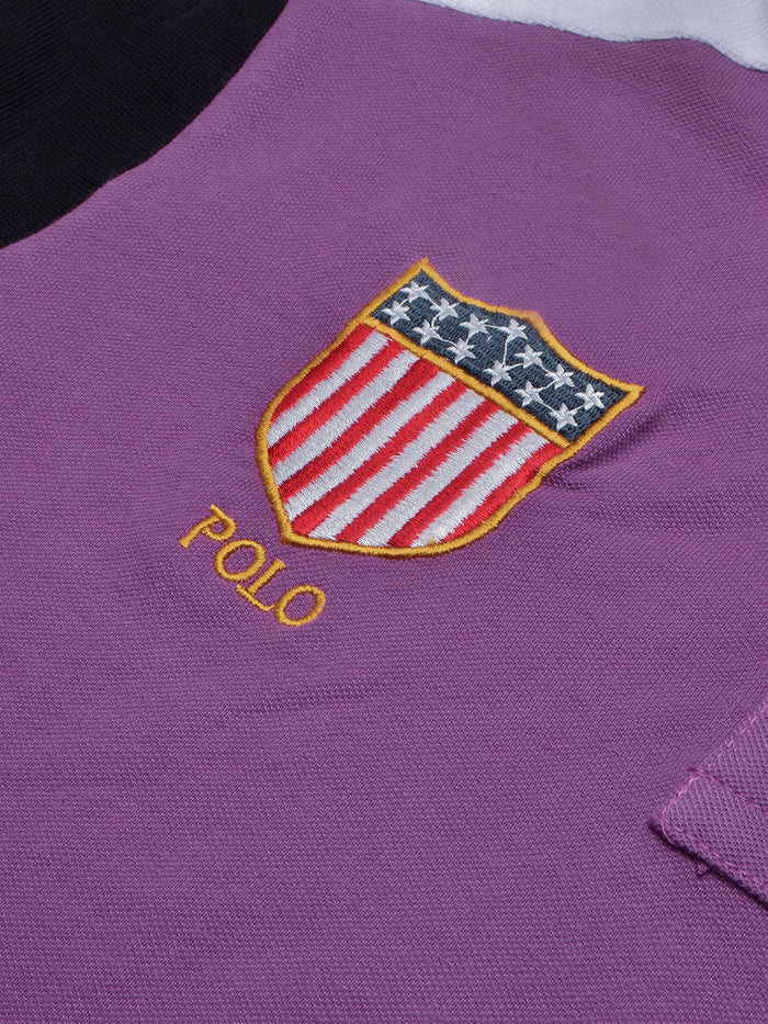 PRL Stylish Pique Summer Polo For Men-Purple & Navy-BR13012