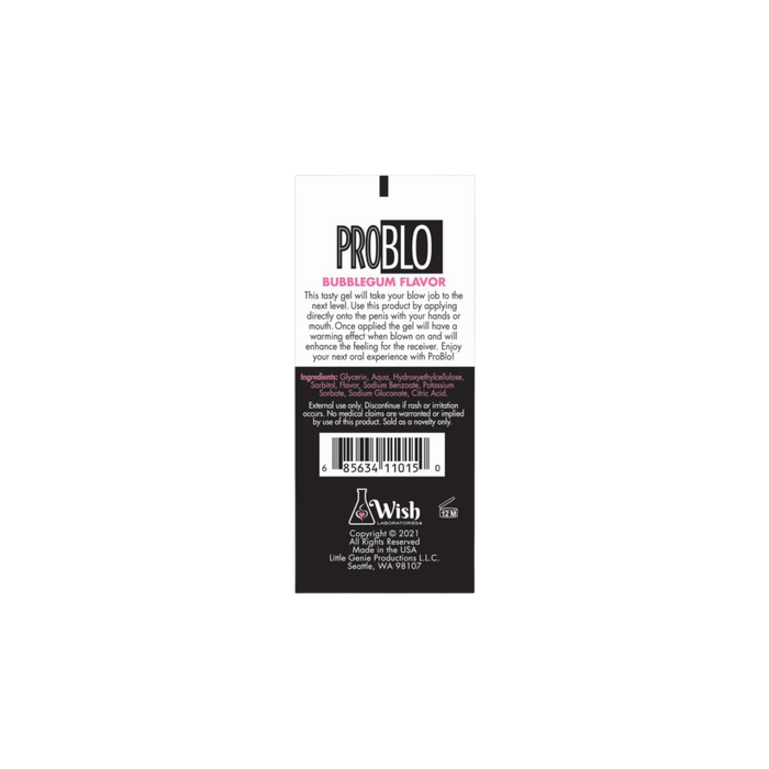 Pro Blo Oral Pleasure Gel
