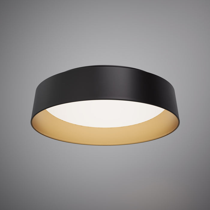 Pure 15-in  Matte Black Outside/Gold Inside  Dimmable 26W