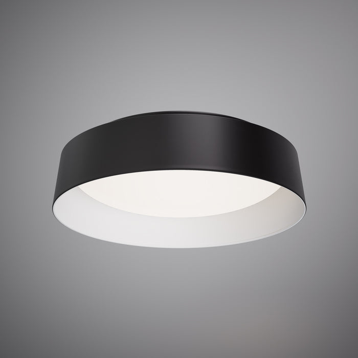 Pure 15-in  Matte Black Outside/White Inside  Dimmable 26W