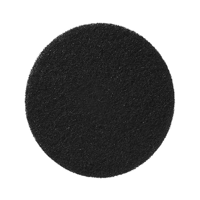 18" polishing pad, black coarse texture
