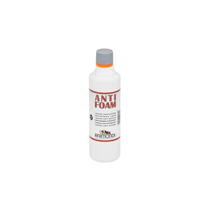 Anti-Foam Liquid for Berta sponge machine, white bottle with orange cap