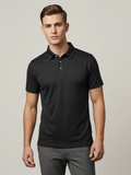 Rawgear Summer Dry Fit Polo Shirt For Men-Black-BE2444