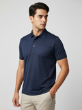 Rawgear Summer Dry Fit Polo Shirt For Men-Dark Navy-BE5149