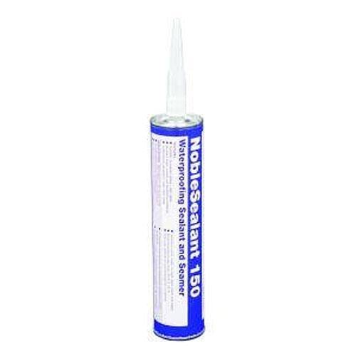 Noble Sealant 150 Waterproofing Sealant caulk tube with blue label and white nozzle