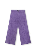 Refined Department damaged denim pants DAIN purple