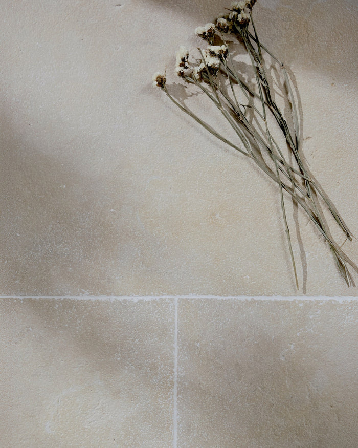 Romaine Limestone Velvet Finish