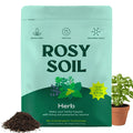 Rosy Soil Mix - Organic Peat Free Soil with Biochar for Strong Growth & Flavor, Well Draining Potting Mix, 4 qt - FOR PICK UP ONLY