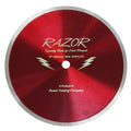 Razor diamond blade, 10 in (250 mm) circular blade with center hole