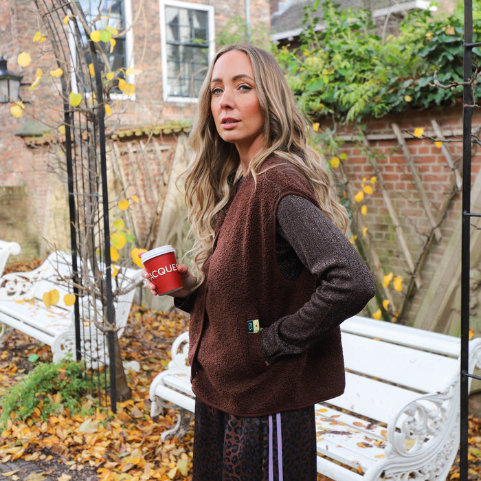 Salima knit hot fudge