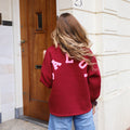 Salut sweater burgundy