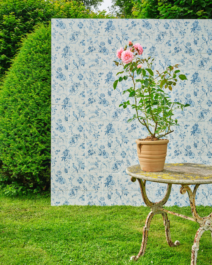 Sanderson - Pillemont Toile China Blue Mural Porcelain