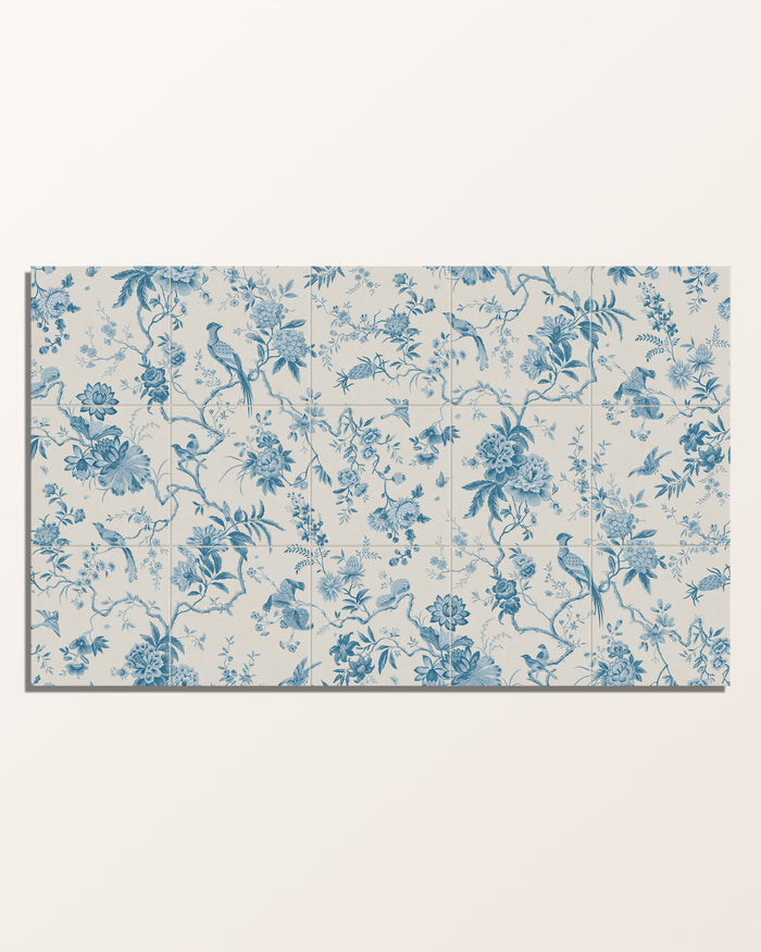 | This design comprises 15 numbered tiles