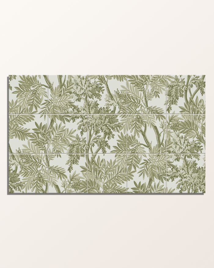 | This design comprises 15 numbered tiles