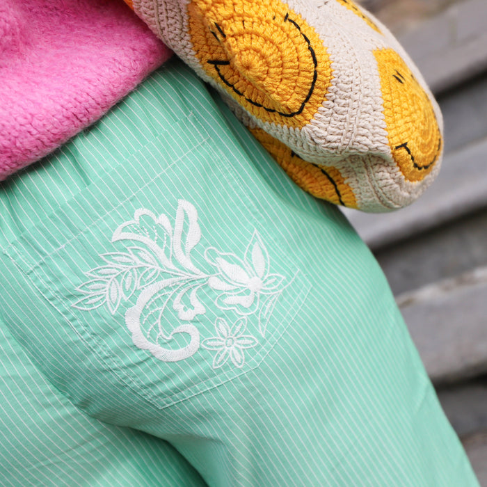 Sarah pants pink simply green