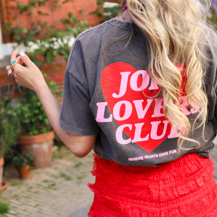 Shirt Join Lovers Club hart grijs