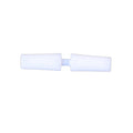 White plastic foot protection for breaker 24F handle, two-part design