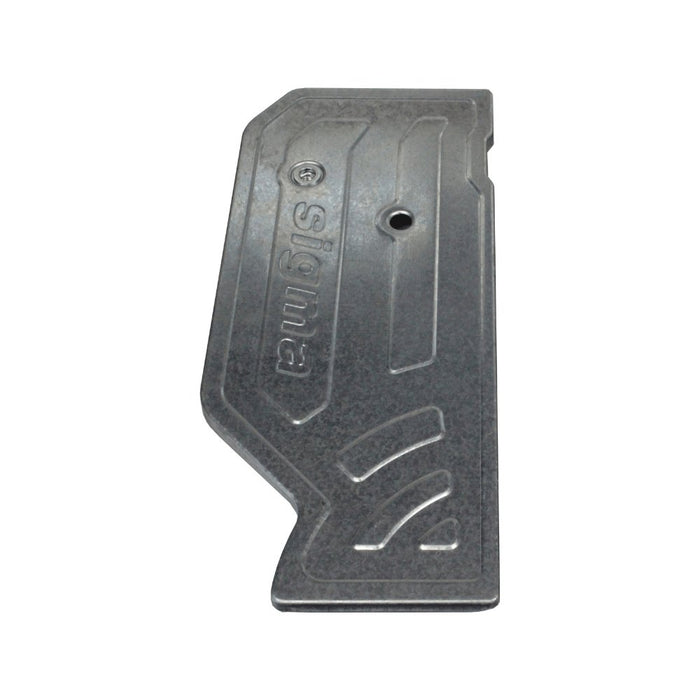 Sigma replacement table insert, dark gray with mounting hole and molded slots