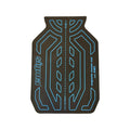 Sigma 64B2 Magnetic Mosaic Mat, dark mat with blue geometric magnetic grid lines