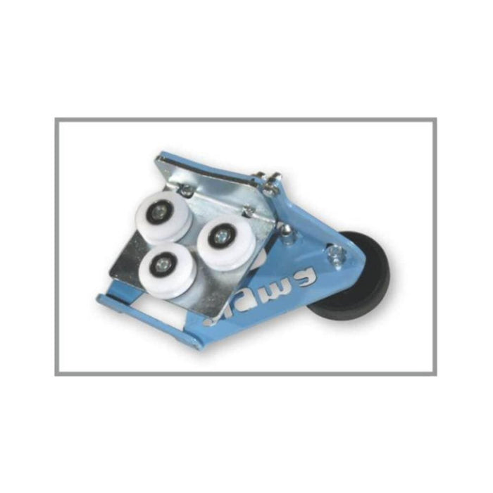 KERA-CUT cutting head with multiple wheels and blue base
