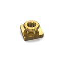 Sigma M8 nut for clamping lever, hex brass block with internal thread