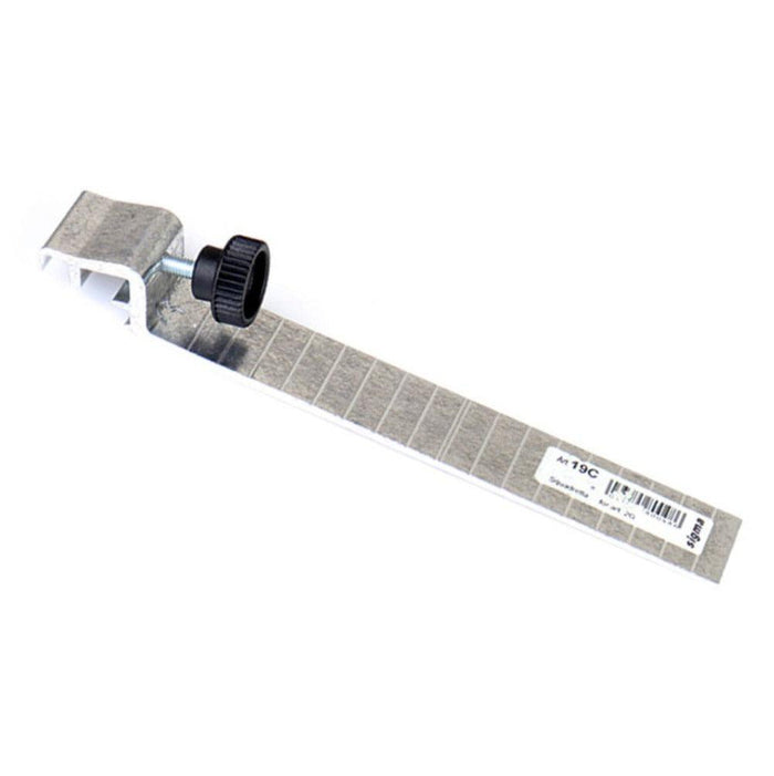 Replacement rip guide for model 19C, grey bar with black knob
