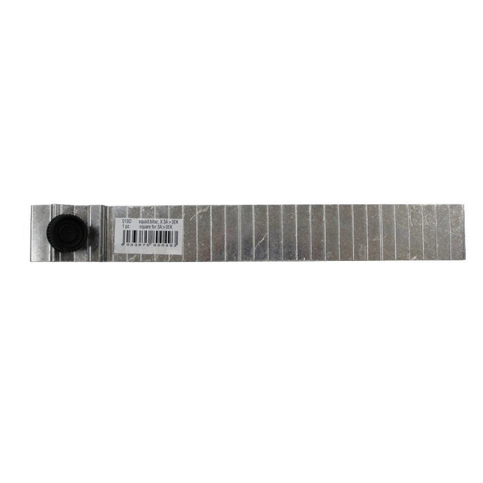Replacement rip guide strip with black knob and barcode label