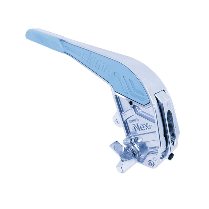 NEX cutter replacement handle with light blue grip and metal cutting head