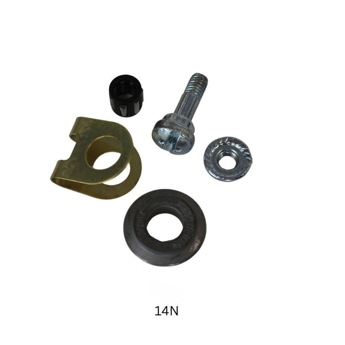 Sigma 14N scoring wheel set: black wheel, bracket, screw and nuts