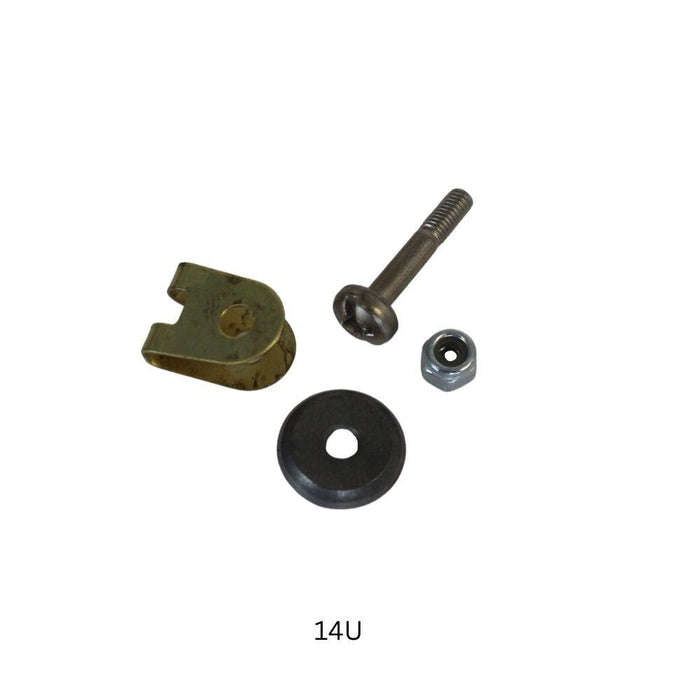 14U Up cutter scoring wheel kit: screw, holder, black wheel, nut