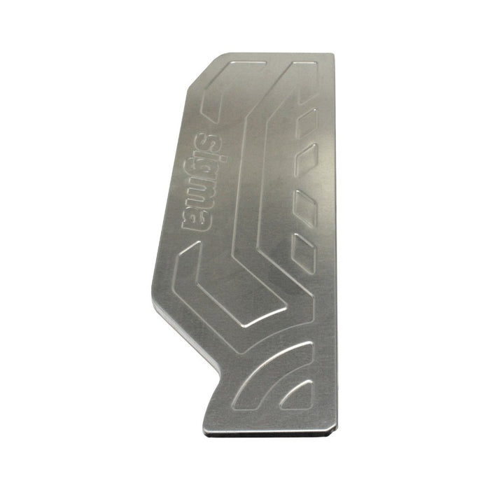 Replacement table insert, front (108827), dark metal with raised grip channels