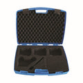 Sigma suitcase with blue shell and black foam insert, open case for Kera-Cut kit