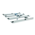 Sigma Tile Risers set of 50, light-gray strips with black feet and slots
