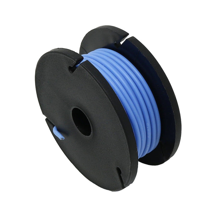 Silicone Cover Stranded-Core Wire - 25ft 26AWG - Blue by The Pi Hut - The Pi Hut