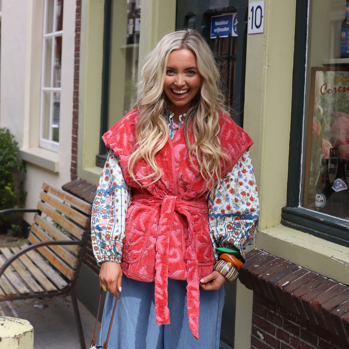 Sissel Edelbo Vida vest pink