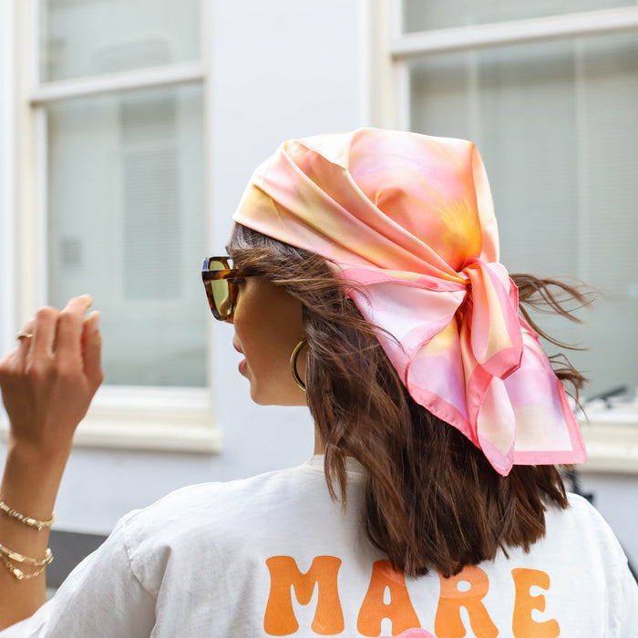 Sjaal faded pink