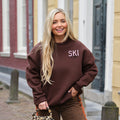 Ski Club sweater bruin