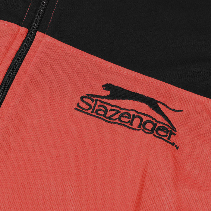 Slazenger Summer Tracksuit For Men-Orange & Black-SP4676