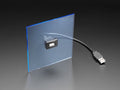 Snap-In Panel Mount Cable - USB A Extension Cable by The Pi Hut - The Pi Hut