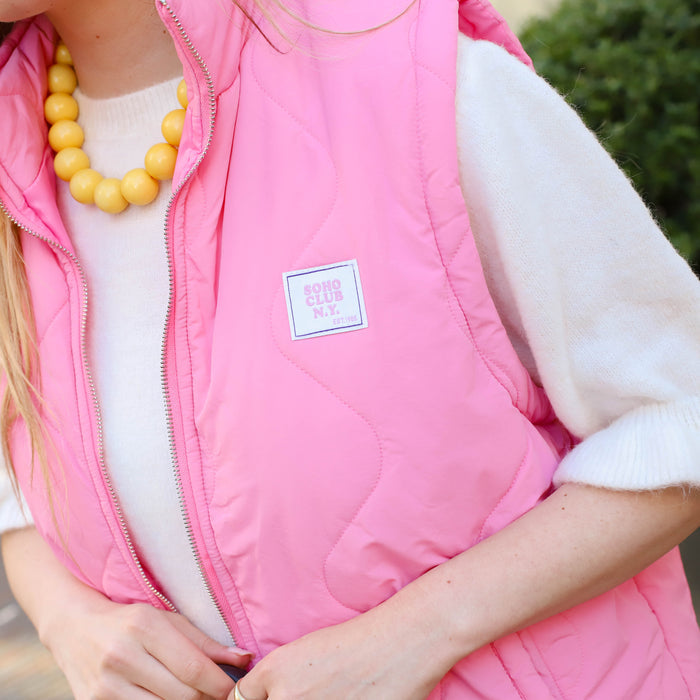Soho bodywarmer gilet roze