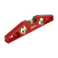 SOLA 10" Magnetic Torpedo Level, red with two bubble vials