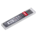6-pack TLM deep hole marker lead refills, gray leads with label on case