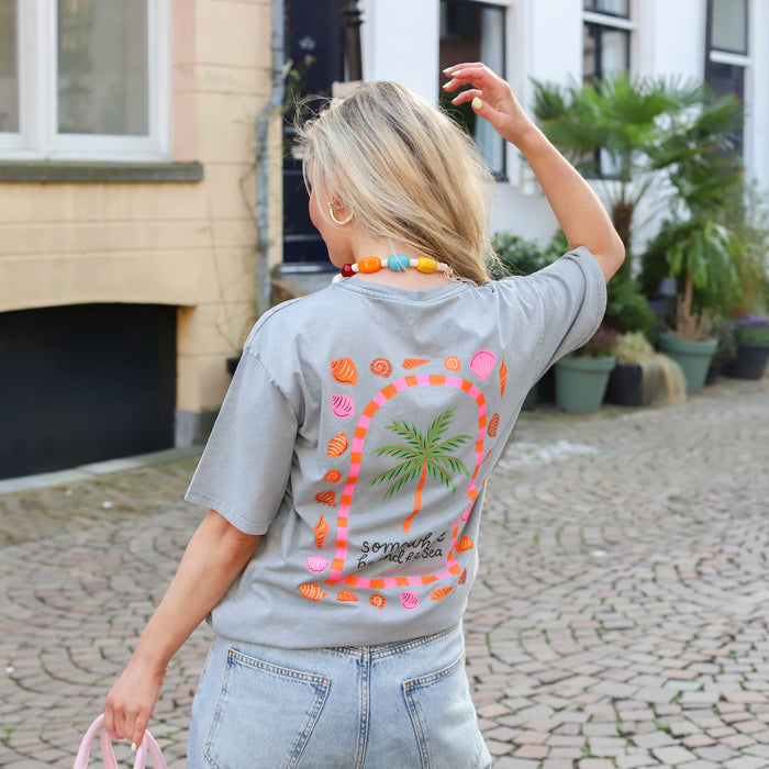 Somewhere tee grey