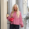 Soof top roze burgundy