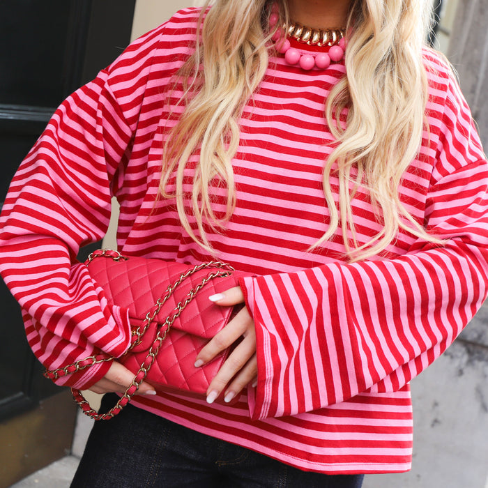 Soof top roze rood