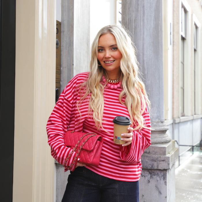 Soof top roze rood